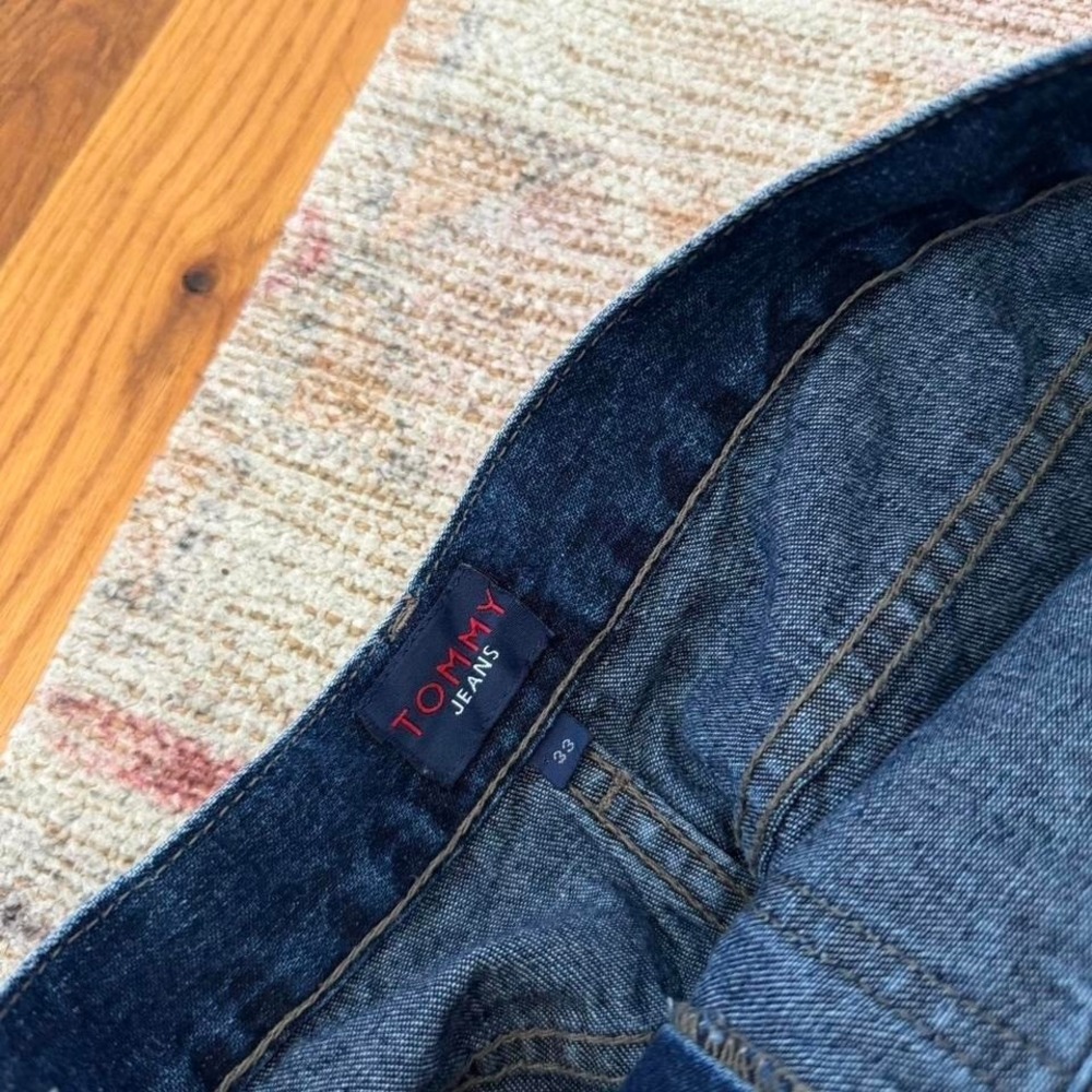 Y2K 2000s Tommy Hilfiger Denim Jorts shorts Men's 33 - Picture 3 of 6